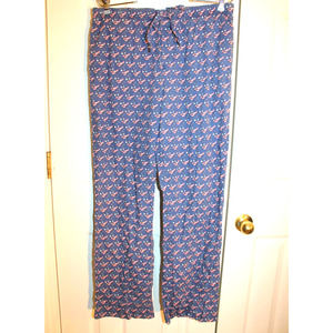 Vineyard Vines Mens Blue w/ Pink Lobsters Cotton Pajama Pants size S